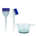Hair Dye Brush & Mixing Bowl Set (2 Sets) | DIY Salon Tinting