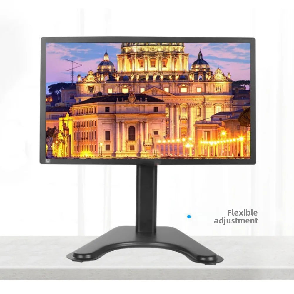 Adjustable Monitor Stand 14–32" | Metal Desktop Screen Riser