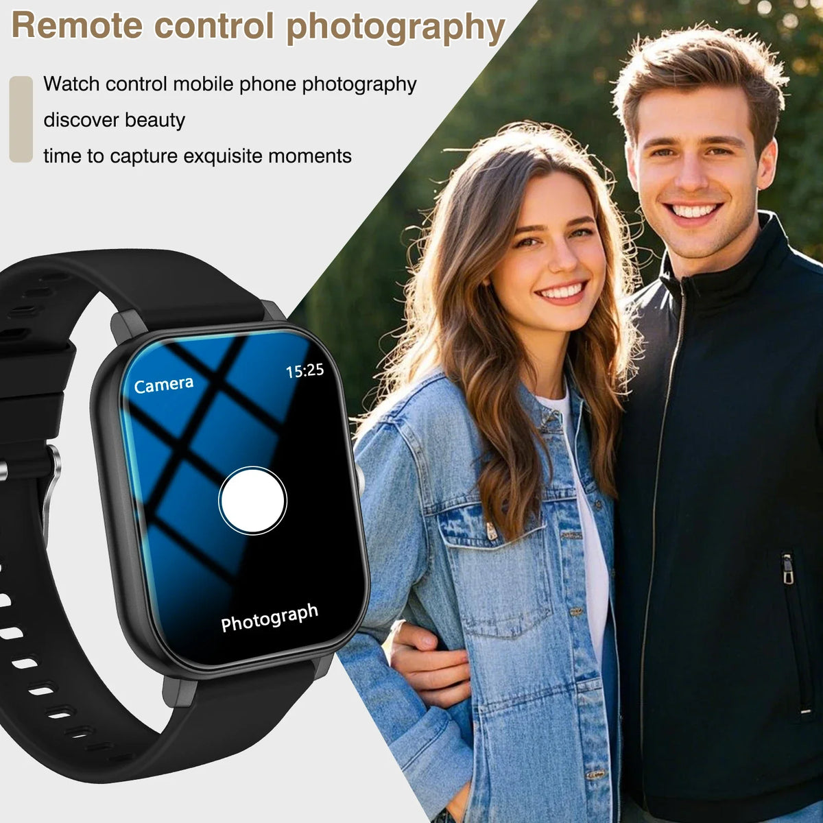 LOMAXFR 1.83" HD Smartwatch – BT Calling & Sports Tracking