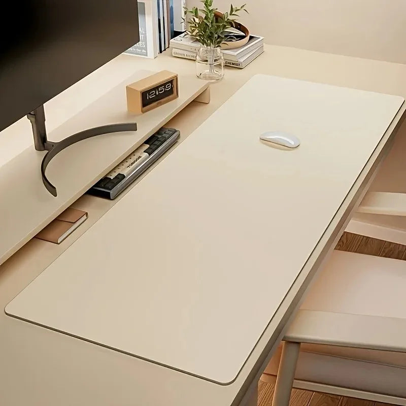 Large Faux Leather Mouse Pad Non-slip Waterproof Desk Office Easy