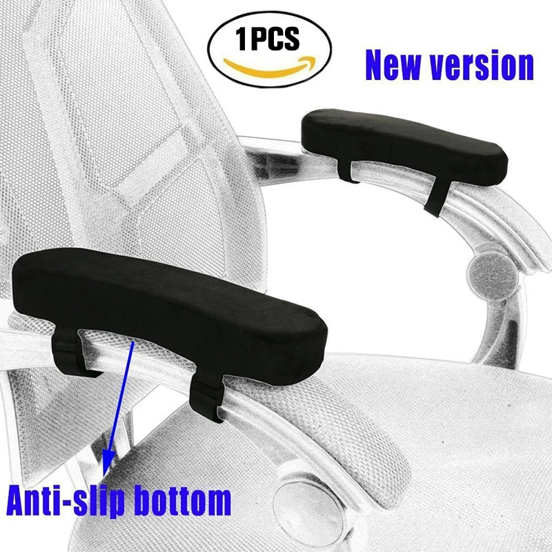 Memory Foam Armrest Cushion Pad – Elbow Rest Cover for Chair