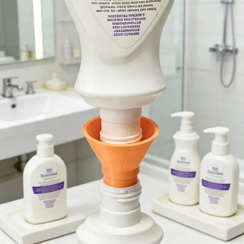 Universal Bottle Emptying Kit – No-Waste Liquid Transfer Funnel