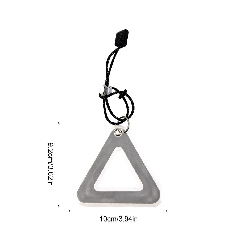 Triangle Reflective Pendant – High Visibility Safety Bike Gear