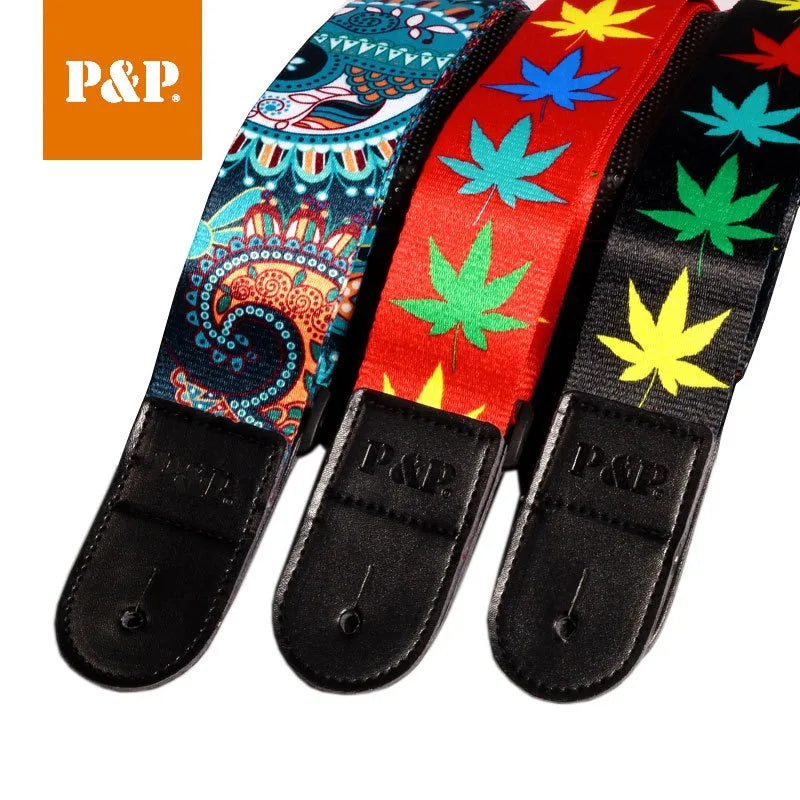 Guitar Strap Heat Transfer Electric Acoustic Universal Shoulder