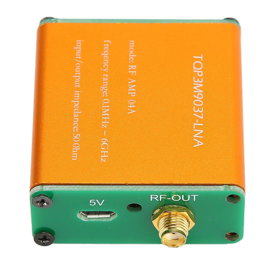 0.1MHz–6GHz 20dB LNA RF Low Noise Amplifier Preamplifier Module