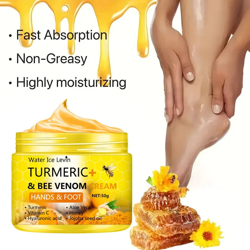 Turmeric Bee Venom Foot & Hand Repair Cream – 50g
