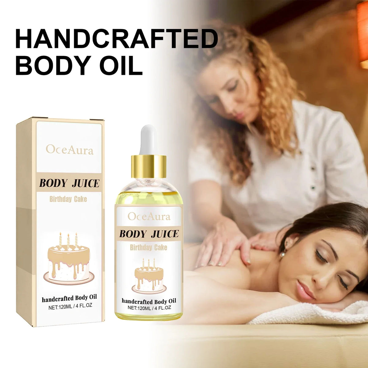 OceAura Sweet Fragrance Body Oil – Moisturizing & Nourishing