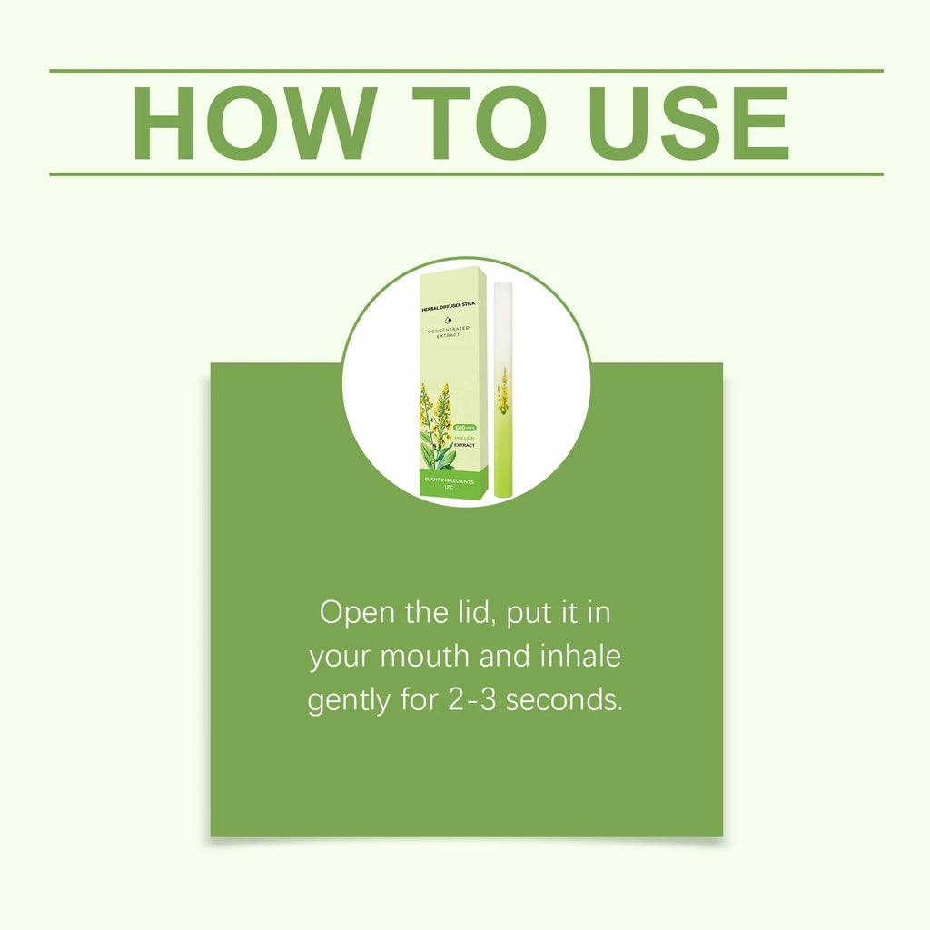 Herbal Diffuser Pen | Plant Extract Aromatherapy Inhaler Stick