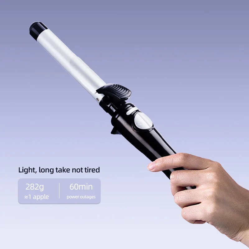 Ceramic Auto Rotating Curling Iron 25mm | Temp Display