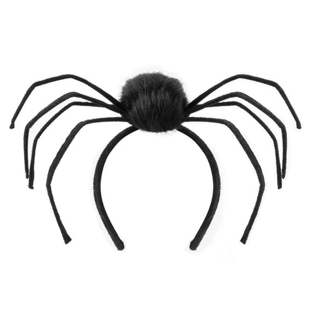 Halloween Spider Headband – Black Non-Slip Hair Hoop