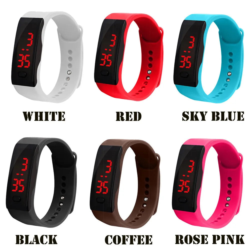 Kids LED Digital Silicone Bracelet Watch | Children's Sport Watch