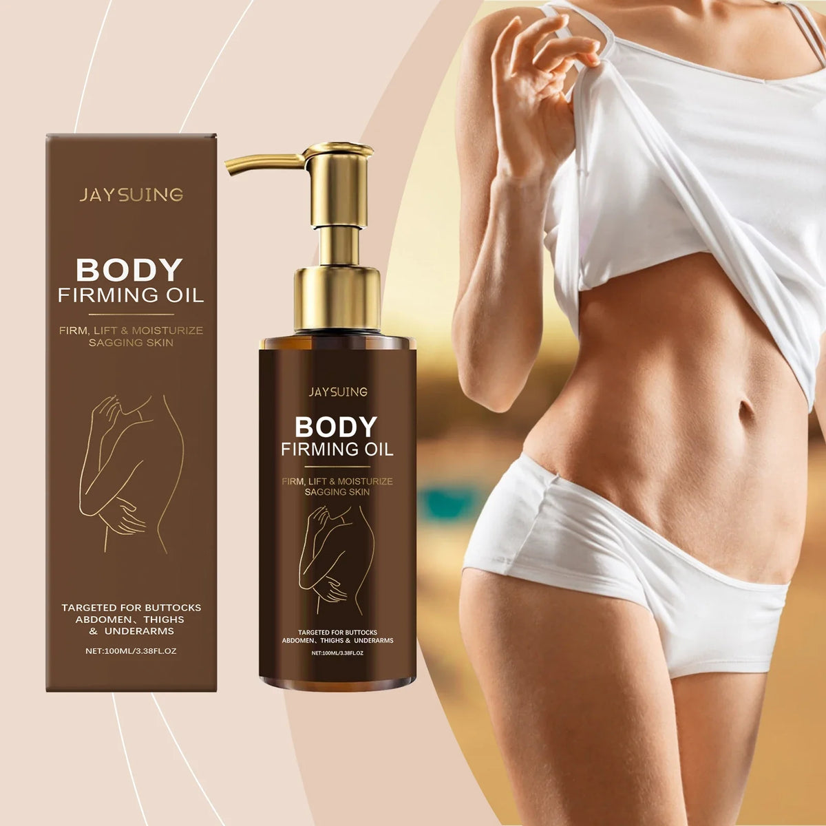 Jaysuing Firming Hydrating Body Oil – Smooth & Tone Skin
