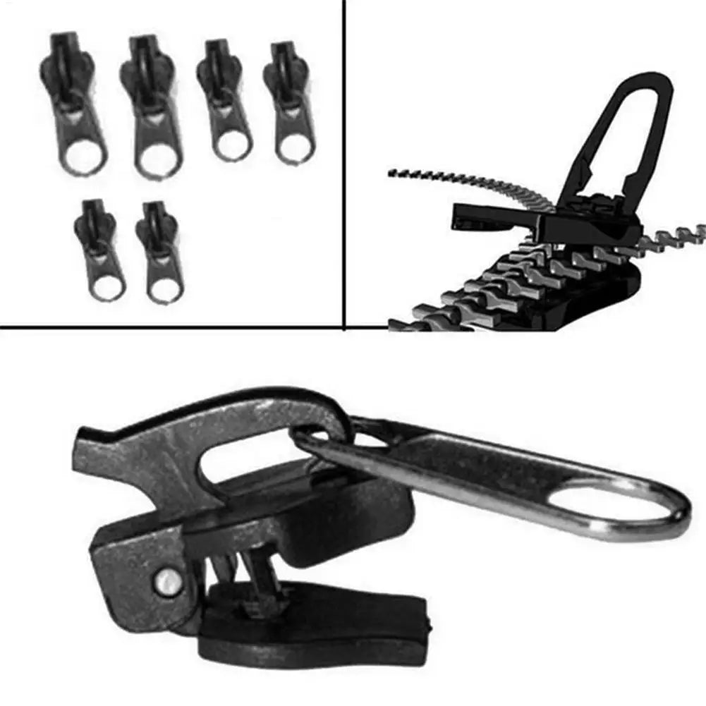 Zipper Replacement Pull Slider Fixer Parts DIY Crafts Zip Repair 3 5