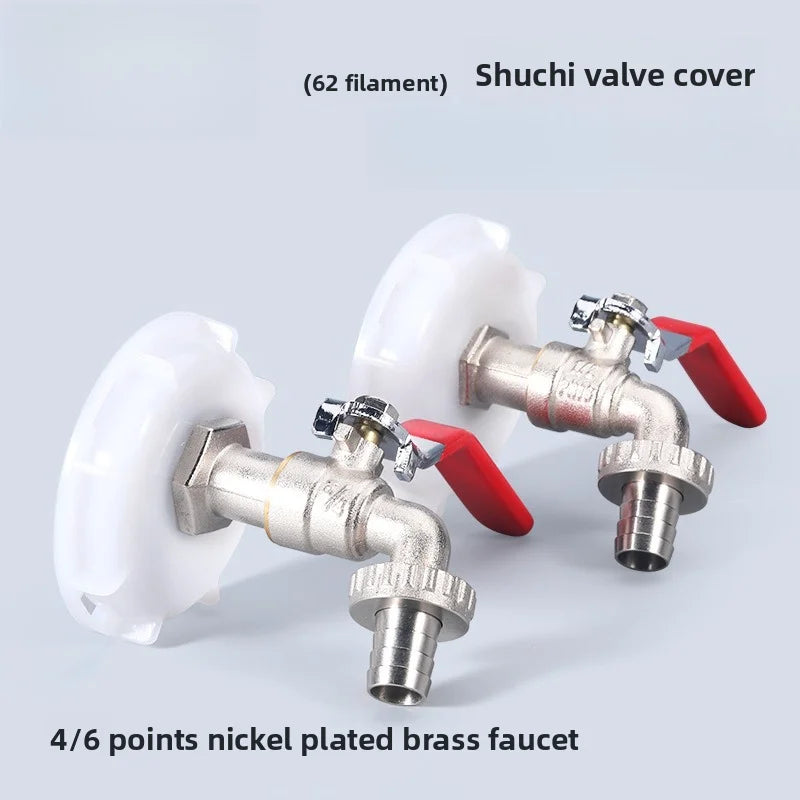 1/2" Brass Garden Faucet Tap – IBC Tank Single Outlet Valve