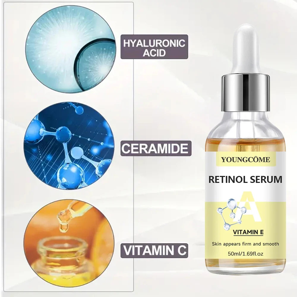 YOUNGCOME Vitamin C Serum Retinol Face Brightening Hydrating Anti