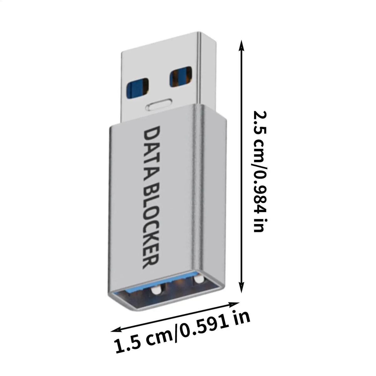 USB Data Blocker Adapter – Secure Charging Protector