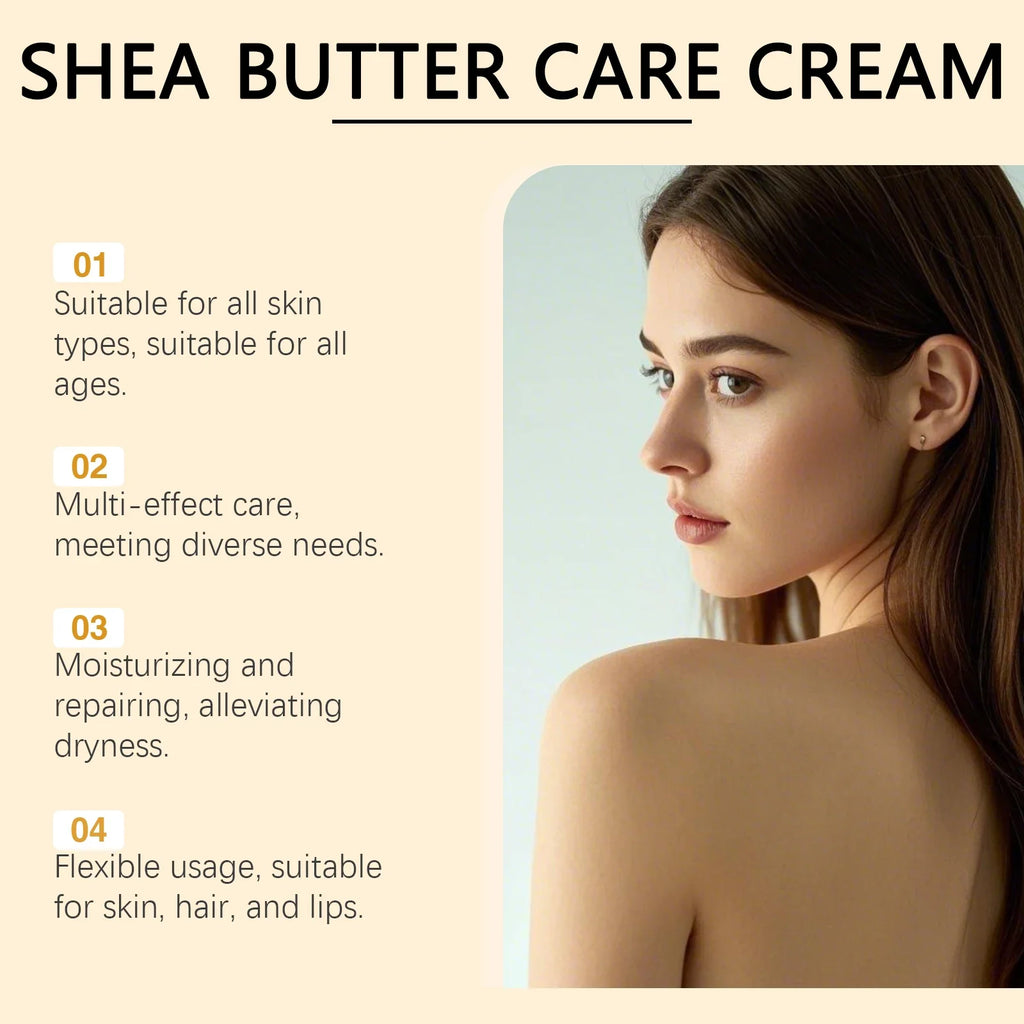 Shea Butter & Vitamin E Face & Body Cream – 120g Moisturizer