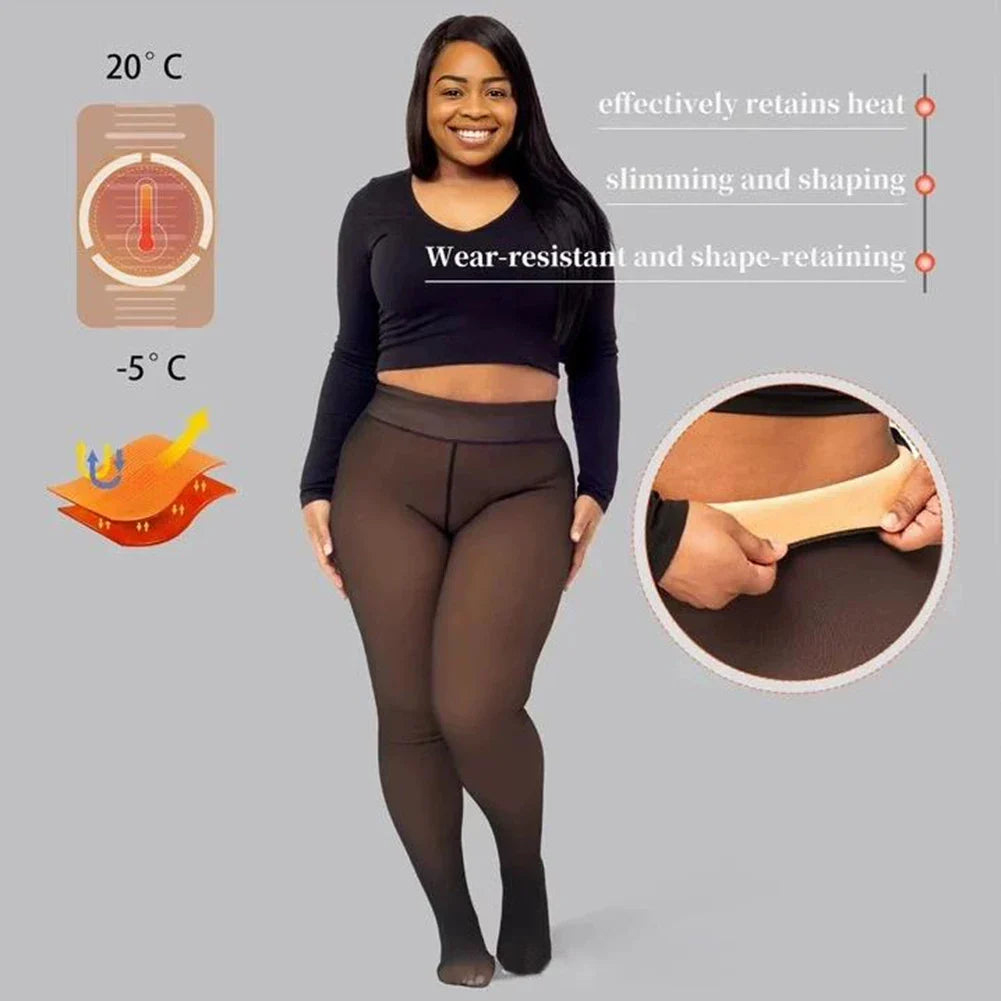 Women's Fleece Lined Thermal Tights – Thick Warm Leggings