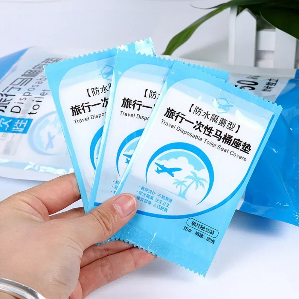 Disposable Waterproof Toilet Seat Covers – Travel & Camping