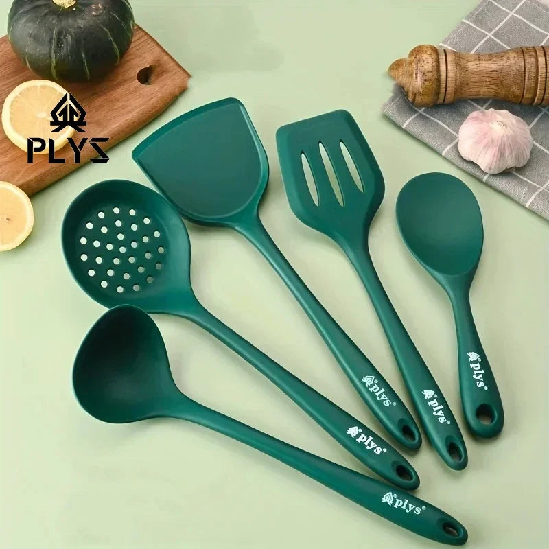 PLYS 5-Piece Silicone Spatula Cooking Utensil Set