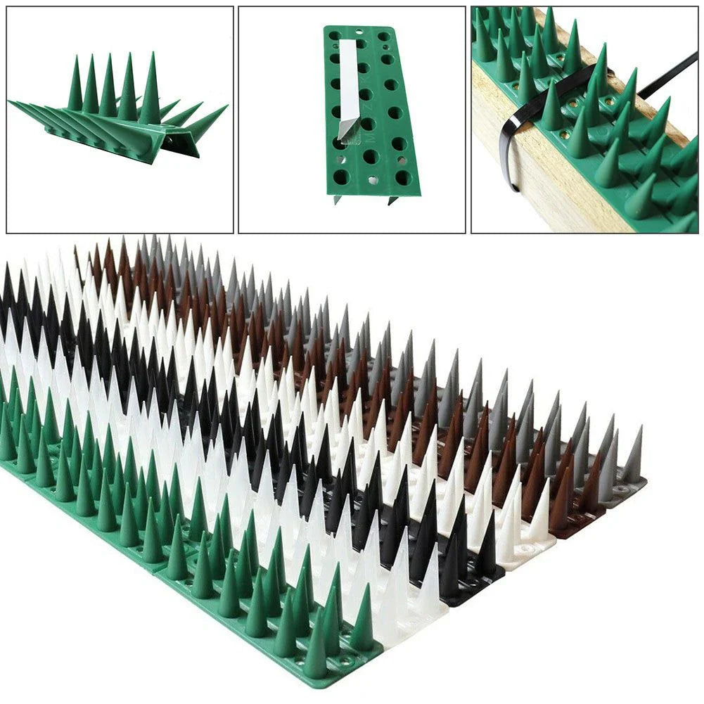 Plastic Bird & Cat Deterrent Spikes – Fence & Wall Security