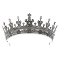 Men's Retro Alloy Crown Headpiece | Vintage Wedding Tiara