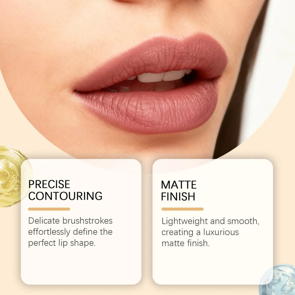 Matte Multi-Color Lip Liner Pencil – Waterproof & Long-Lasting