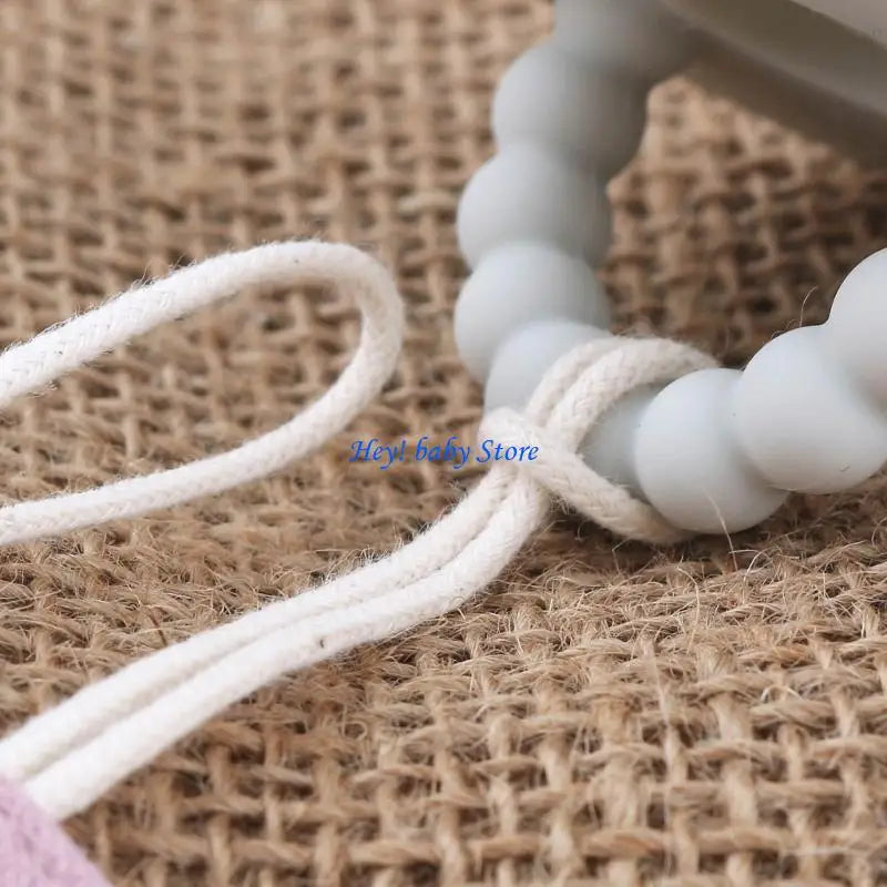 Baby Pacifier Dummy Chain Clips | 3-Pack Cotton Holder Set