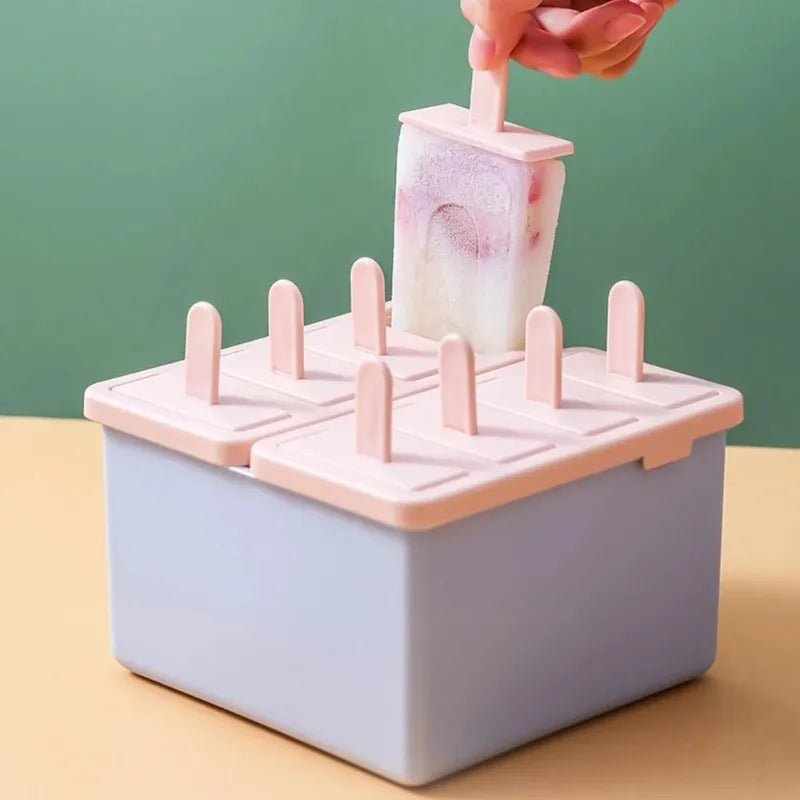 8-Grid DIY Popsicle Mold | Ice Cream & Ice Lolly Maker