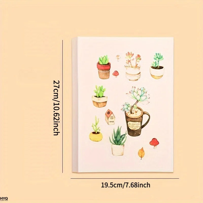 100 Watercolor Paper Sealing Pad 32K 16K 20Sheets 300gsm Painting