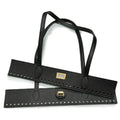 Woven DIY Handbag Double Handles – PU Replacement Bag Straps