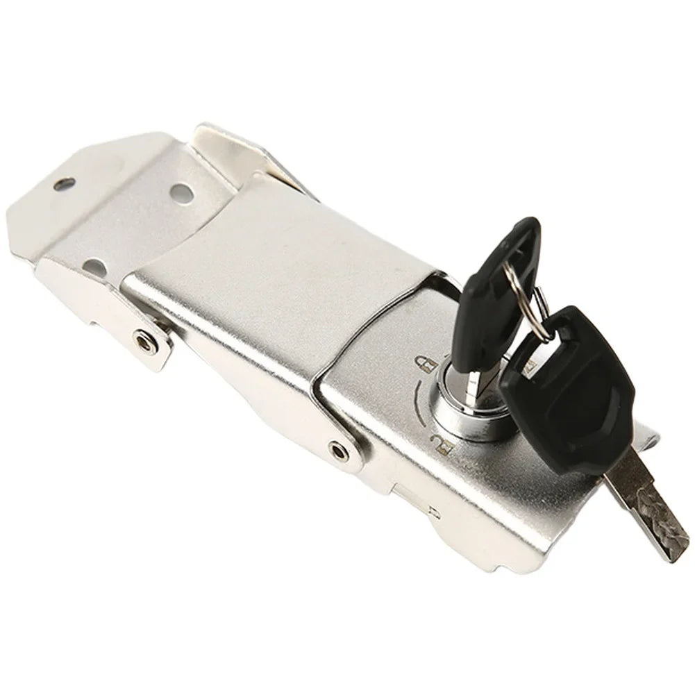 Stainless Steel Motorcycle Trunk Buckle Lock + 2 Keys