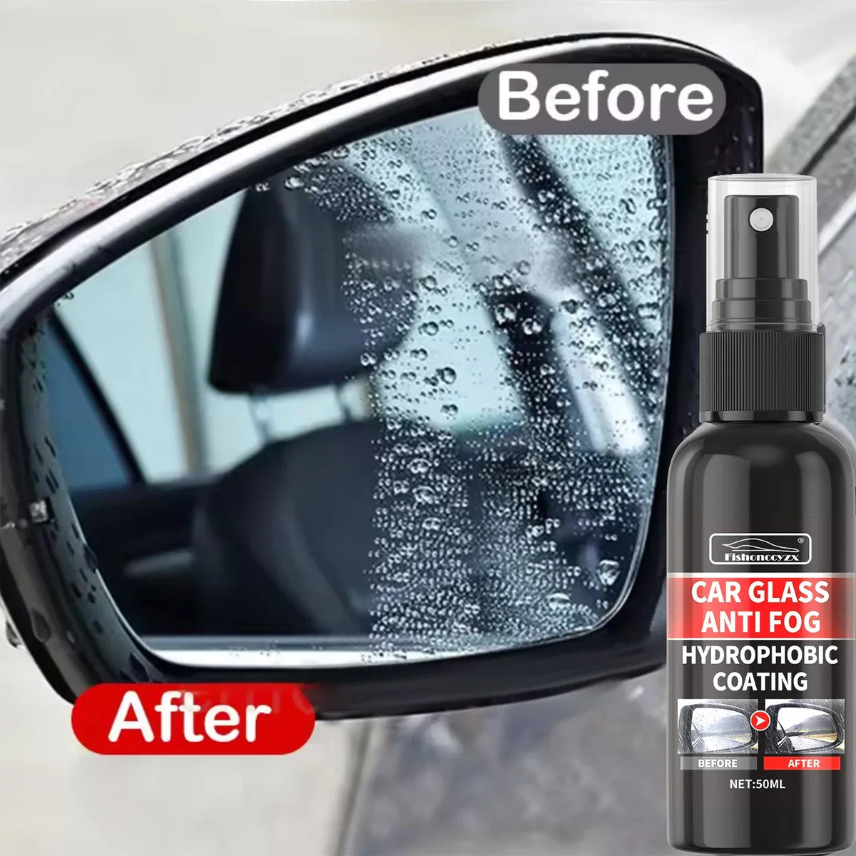 Car Glass Anti-rain Water Spray Repellent Nano Coating Hydrophobic