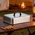 Rectangular Stainless Steel Basting Cover | BBQ Grill Lid