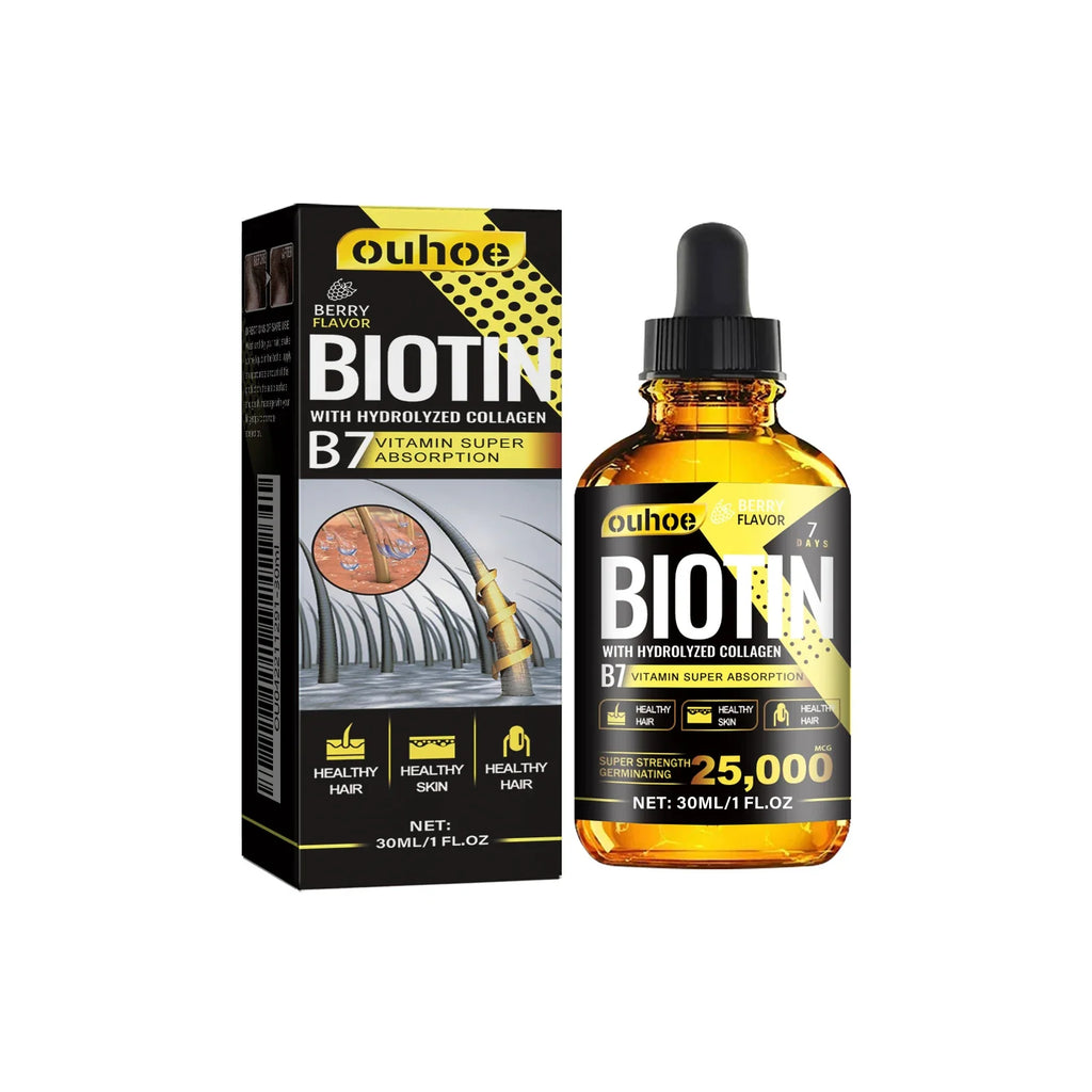 Collagen & Vitamin B7 Hair Essential Oil – Nourish & Smooth