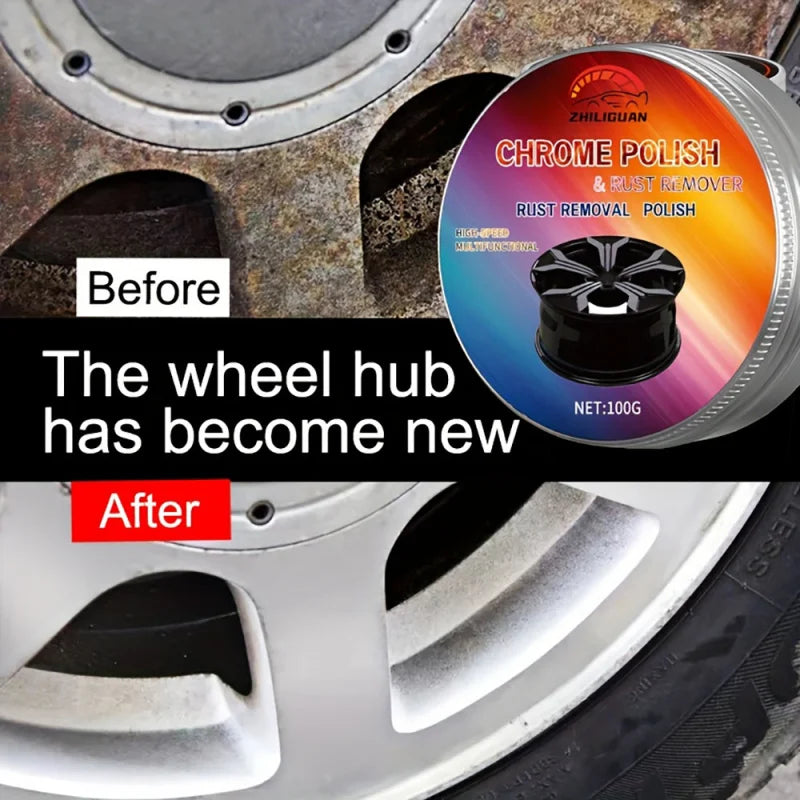 Chrome Repair Paste – Car Chrome Restorer & Metal Polish 100g