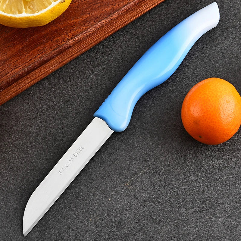 Gradient 4-Color Paring Knife Set with Sleeves | Kitchen Knives