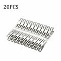 Stainless Steel Windproof Clothes Pegs – 20 or 40 Pack