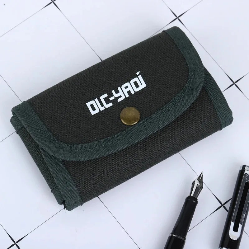 2026 YAQI Men's Travel Bag Pouch Dark Green Safety Razor Shaving