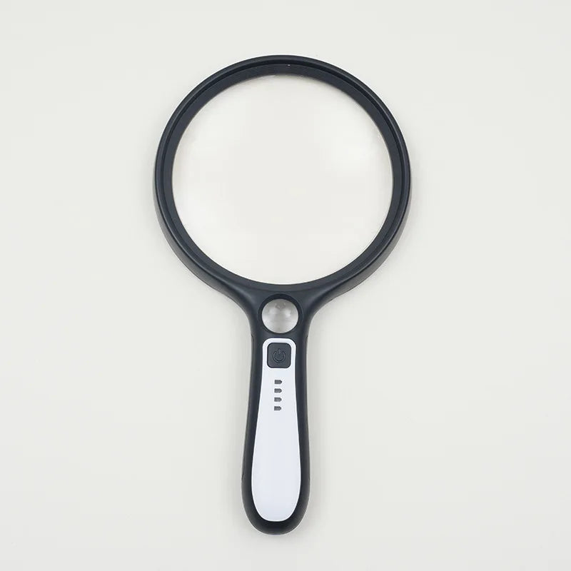10X LED Handheld Magnifier 130mm – Reading & Repair Lens