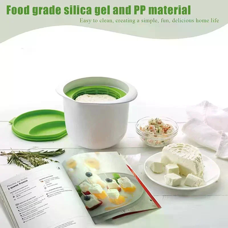 Cheese Making Kit – Mold Set, Tofu Press & Microwave Maker