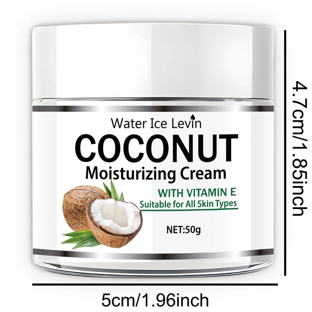 Coconut Oil Moisturizing Face Cream | Collagen, Hyaluronic Acid & Retinol