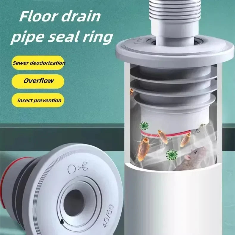 Silicone Drain Plug – Anti-Odor Floor Drain Seal for Sink & Bath