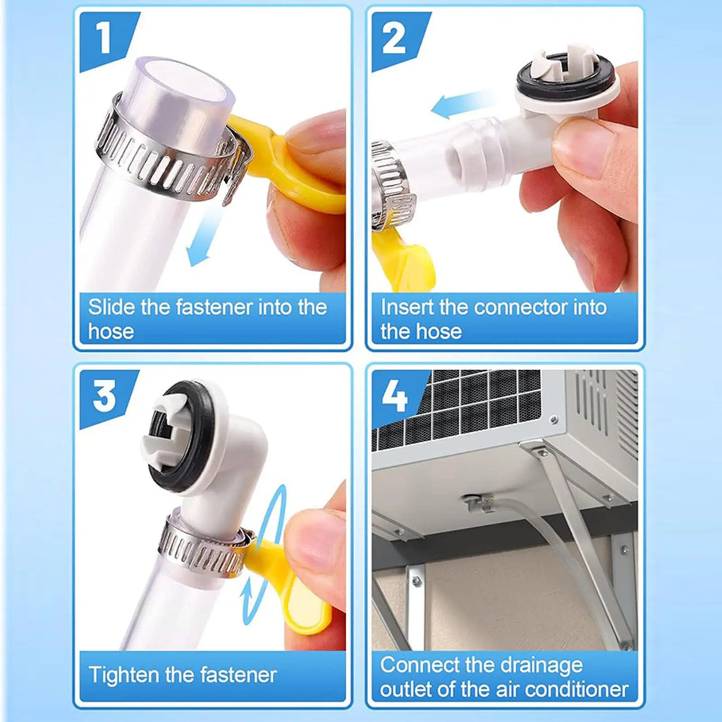 12mm AC Drain Hose Extension Kit | Condensate Connector