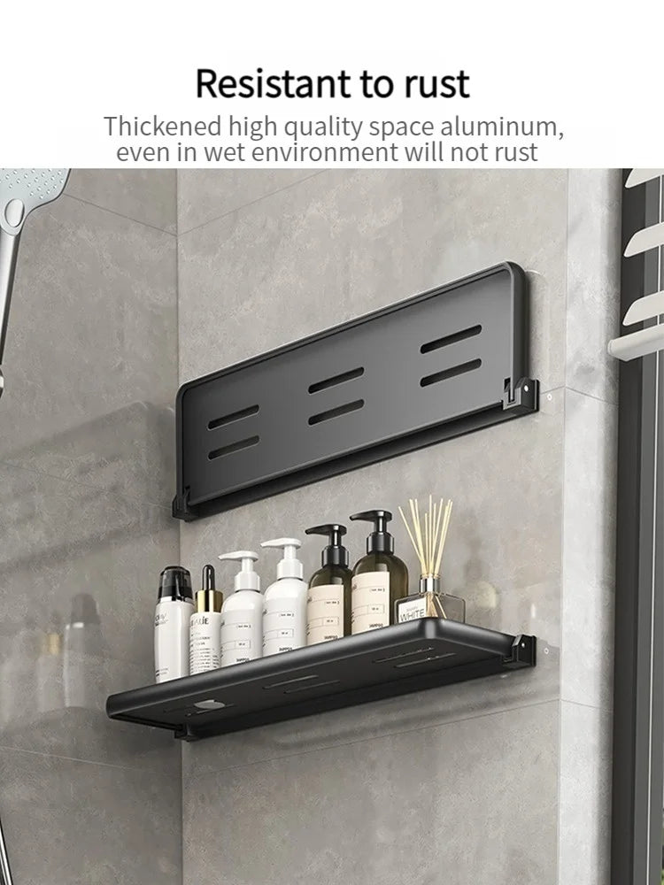 Foldable Kitchen Storage Rack & Fridge Organizer | Aluminum
