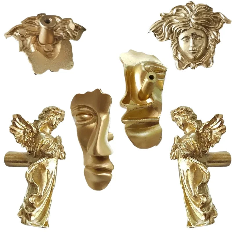 Pure Brass Cabinet Drawer Handle | Chinese & European Style