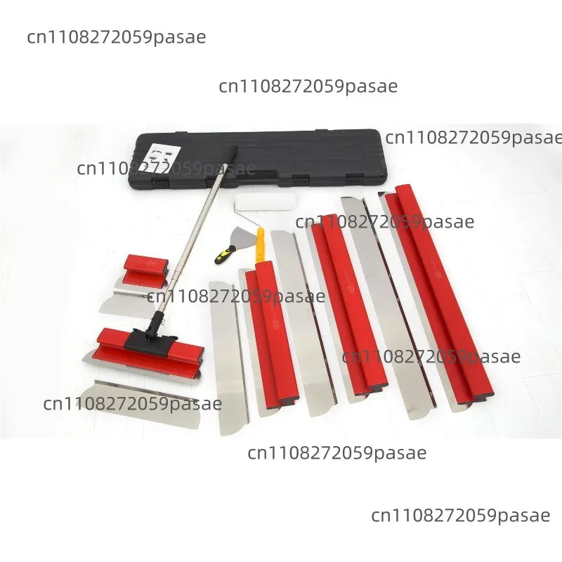 Large Stainless Steel Scraper Set 20–100cm | Wall Mortar Tool