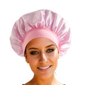 2026 Women Satin Hair Bonnet Breathable Elastic Wide Band Sleeping