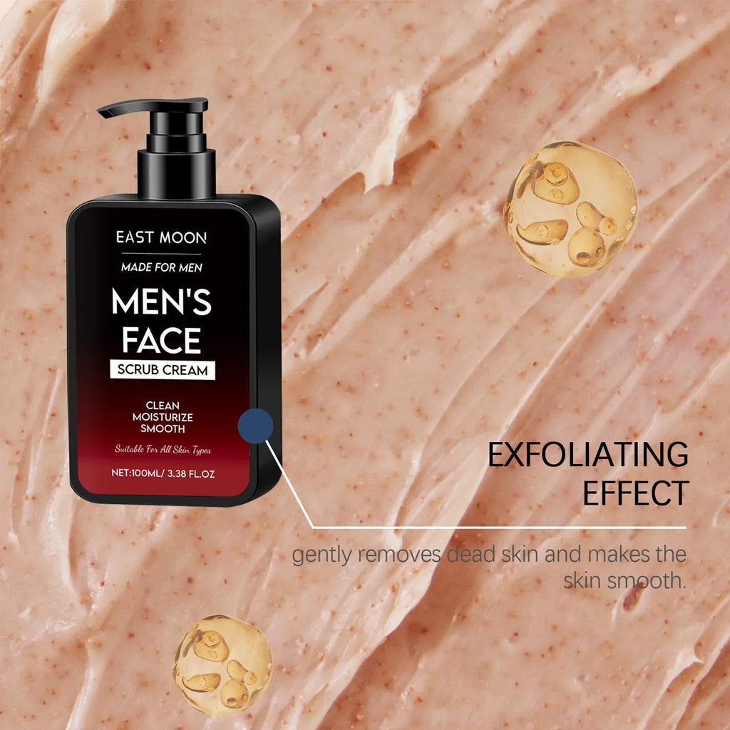 East Moon Men's Face Scrub – Oil Control & Blackhead Removal