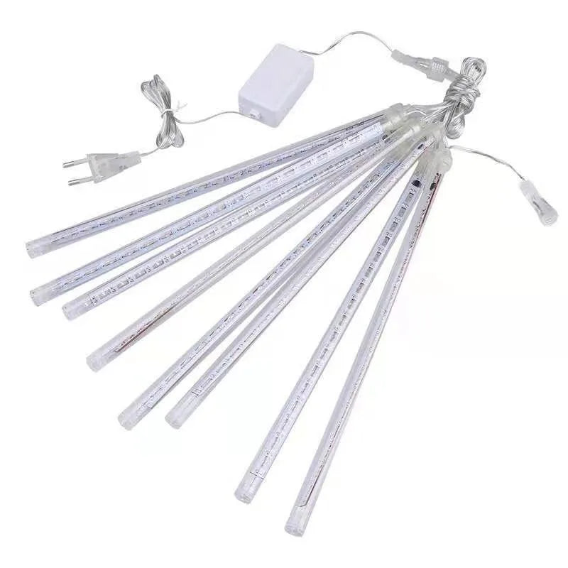 Led Solar Meteor Shower Light String Street Lamp Ambient Seven-color